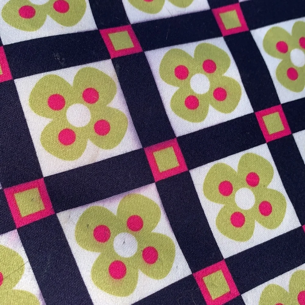 NWT Hartstrings 10 Woven Jumper Dress Navy Green Pink *Flaw - Picture 15 of 15